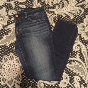 American Eagle Super Stretch Dark Wash Jeggings